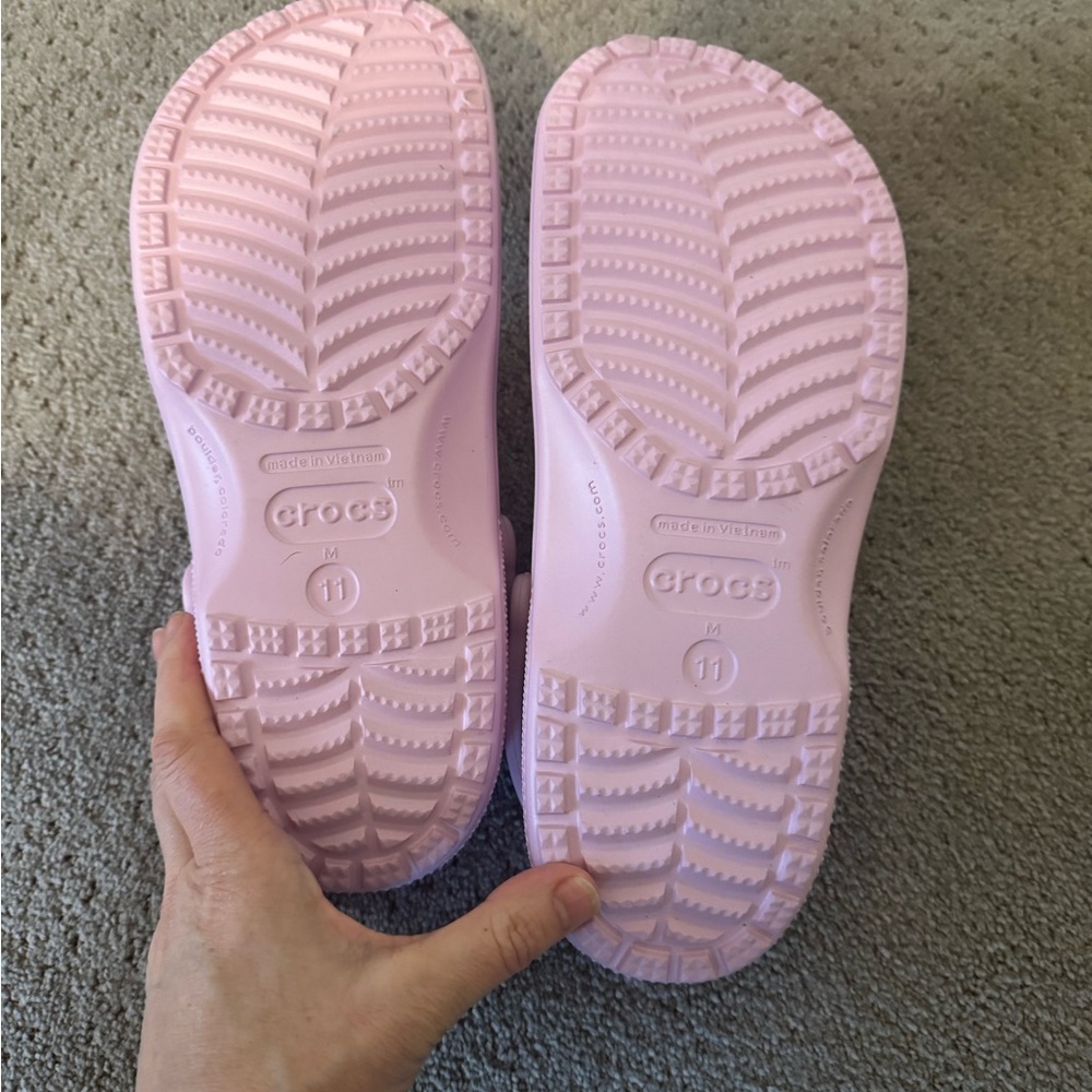 CROCS Light Pink Clogs - Picture 2 of 2